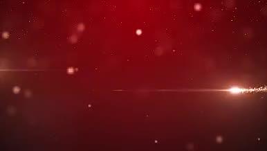 金色粒子新年圣诞节片头AE模板视频的预览图